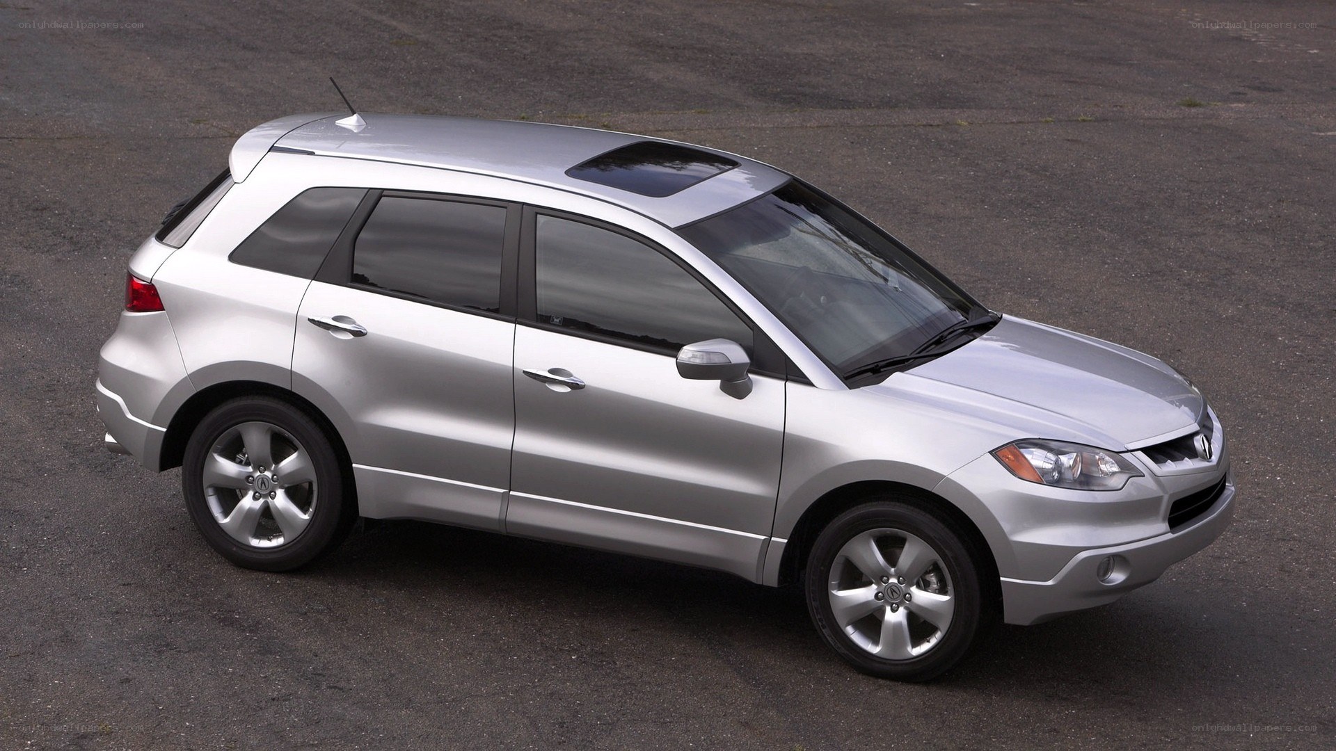 silver acura rdx suv