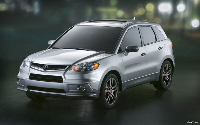 Silver Acura RDX SUV