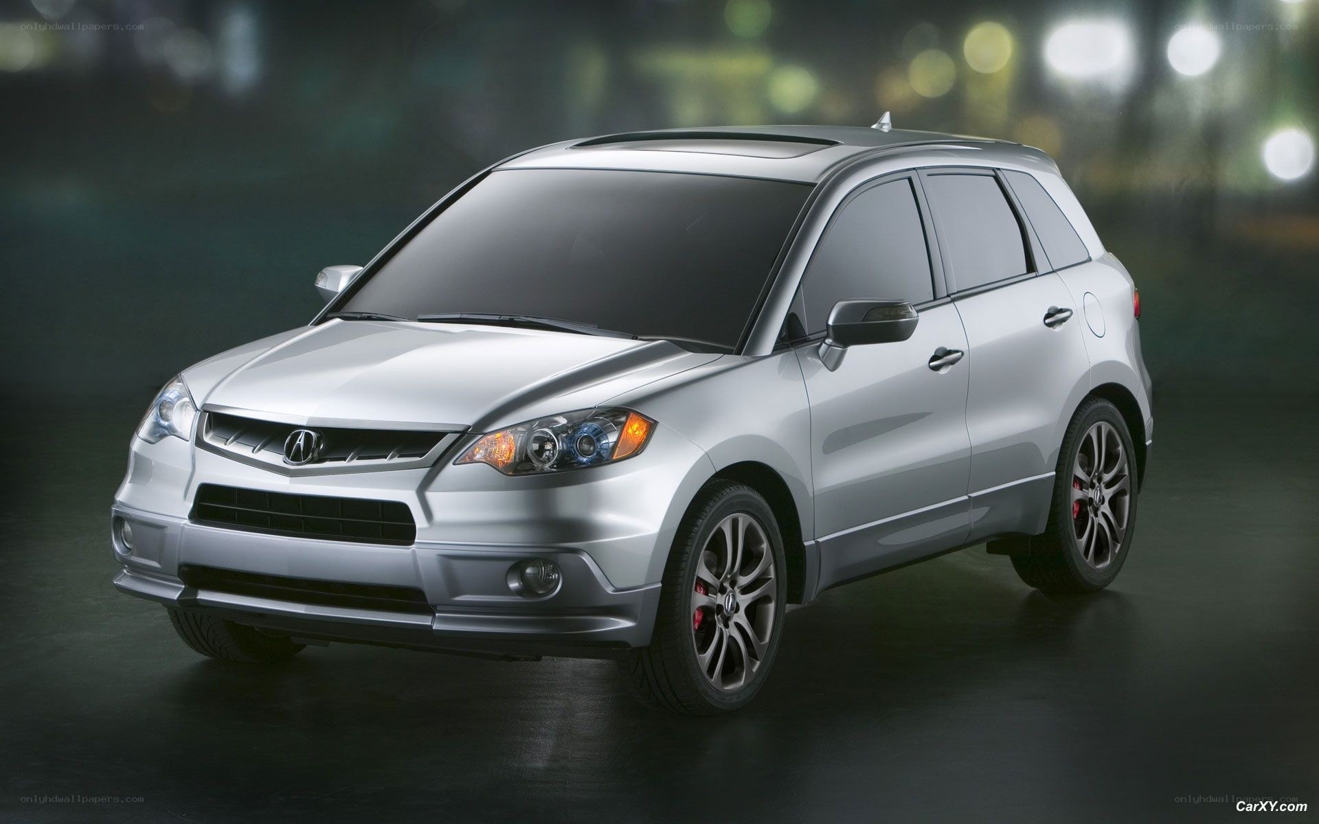 Silver Acura RDX SUV