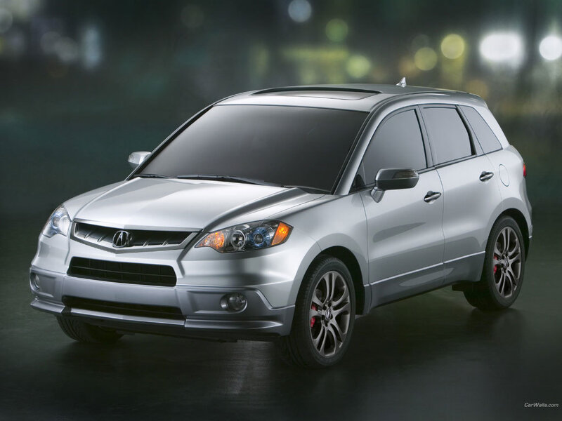 Silver Acura RDX SUV
