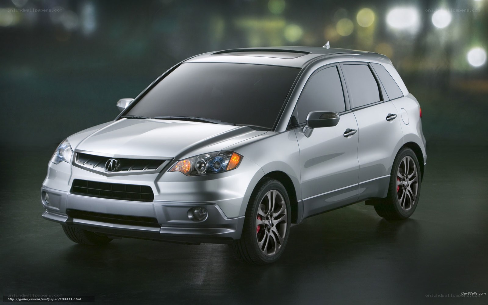 Silver Acura RDX SUV