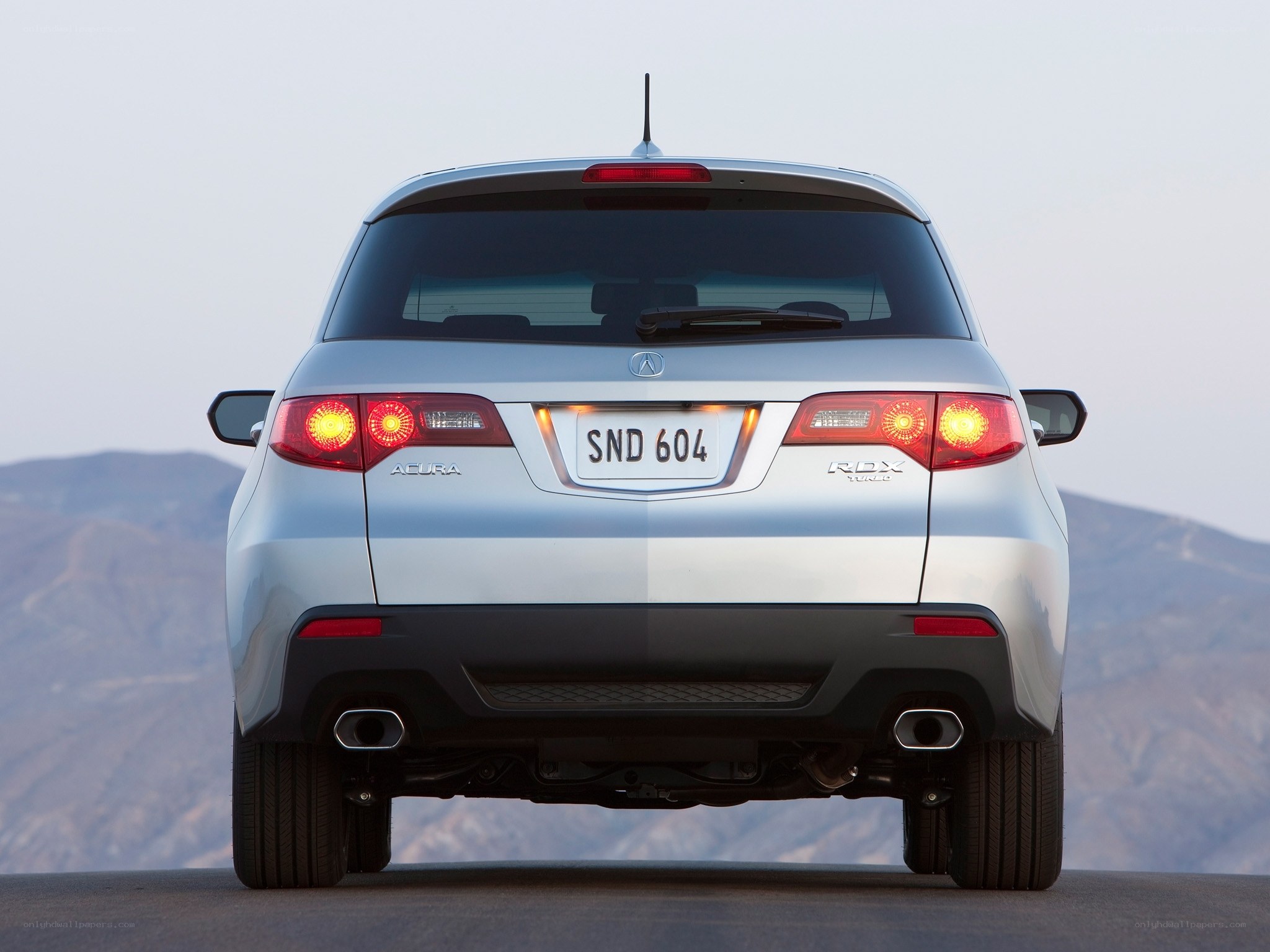 silver acura rdx suv