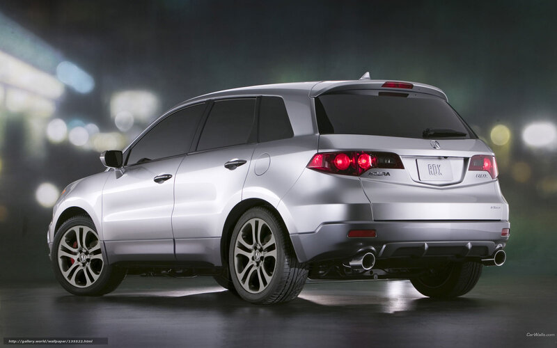 Silver Acura Rdx Suv — Dramatic