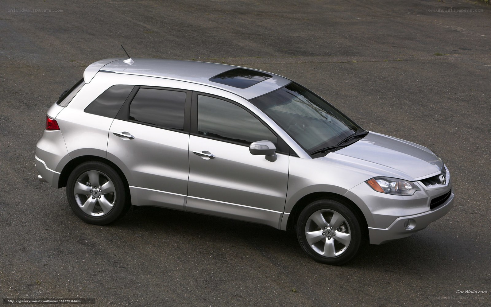 silver acura rdx suv