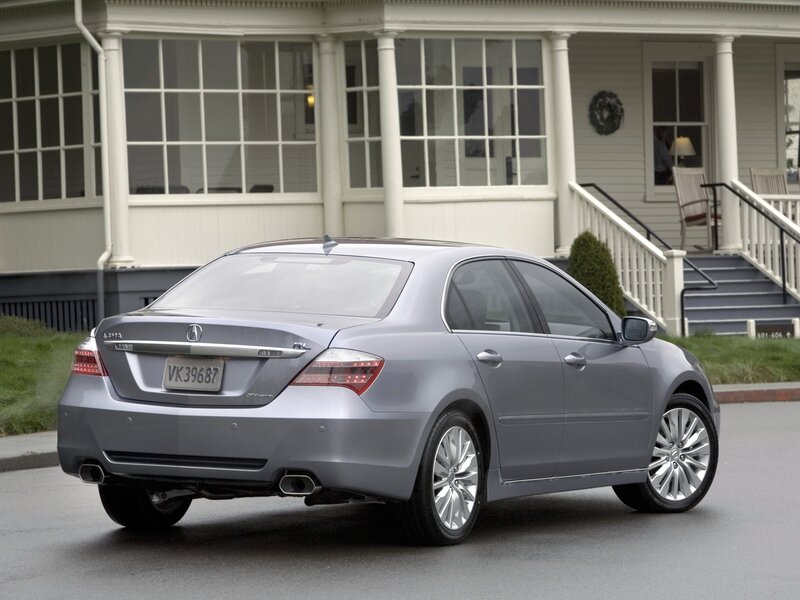 Silver Acura Rl Sedan — Gray