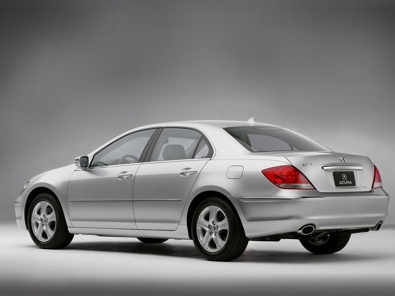 Silver Acura Rl Sedan — Neutral, Photograph, Car, Rear View