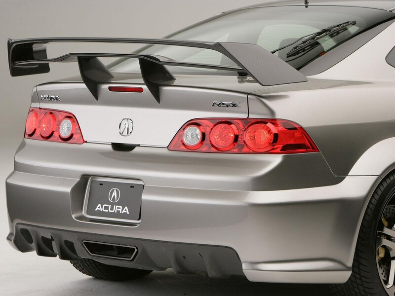 Silver Acura Rsx Car — Neutral, Photograph, Rear Spoiler