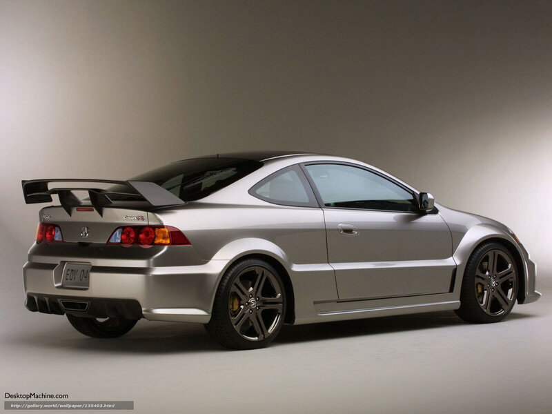 Silver Acura RSX Car