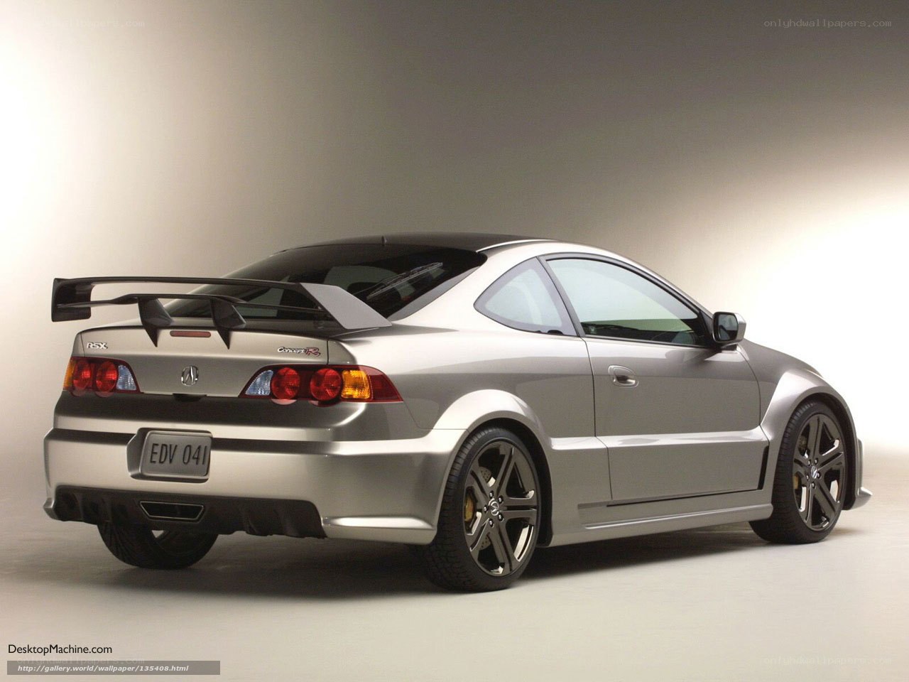 silver acura rsx concept car