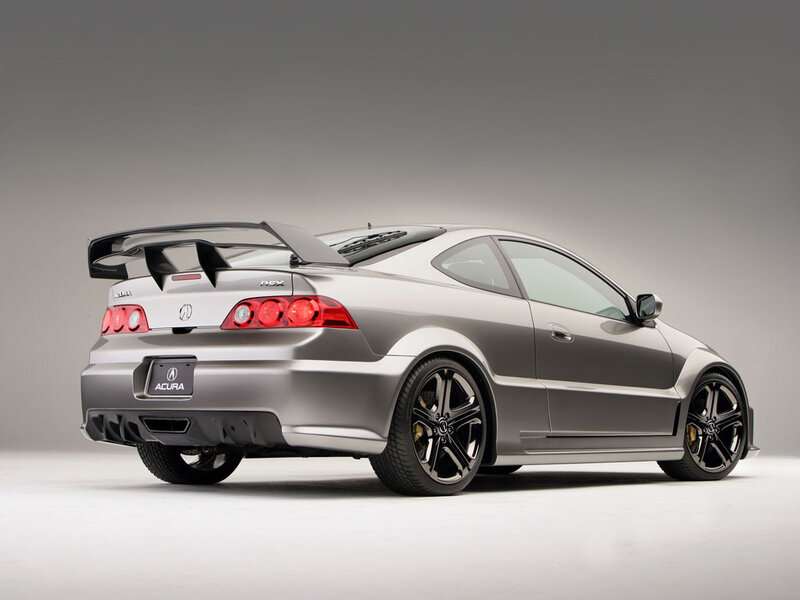 Silver Acura Rsx Coupe — Gray