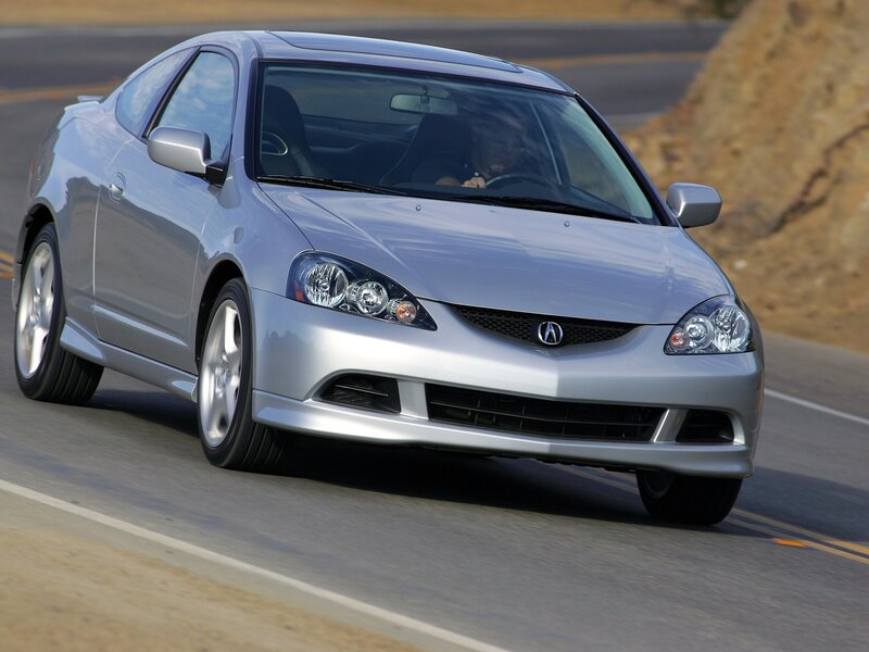 Silver Acura RSX