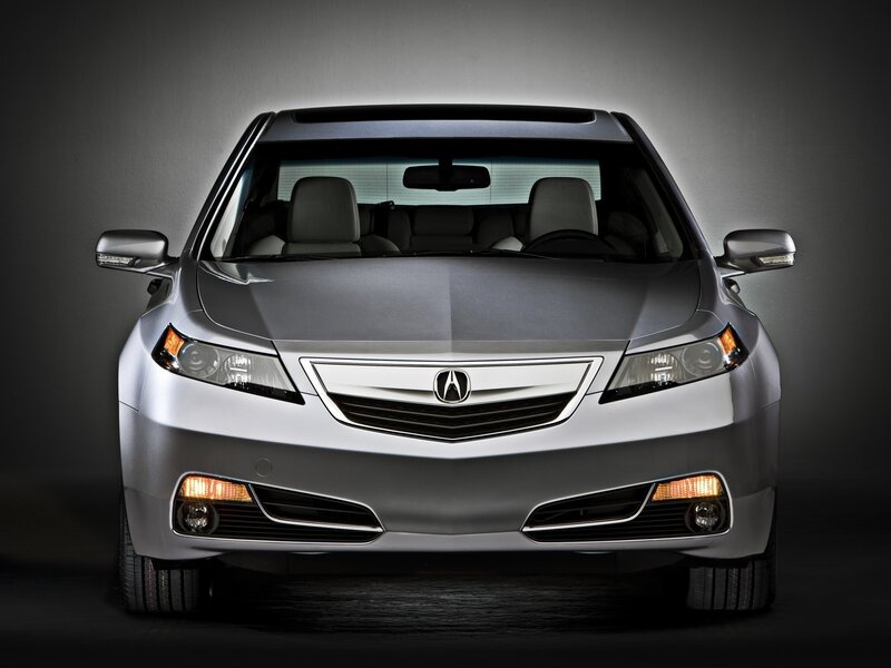 Silver Acura Sedan — Gray