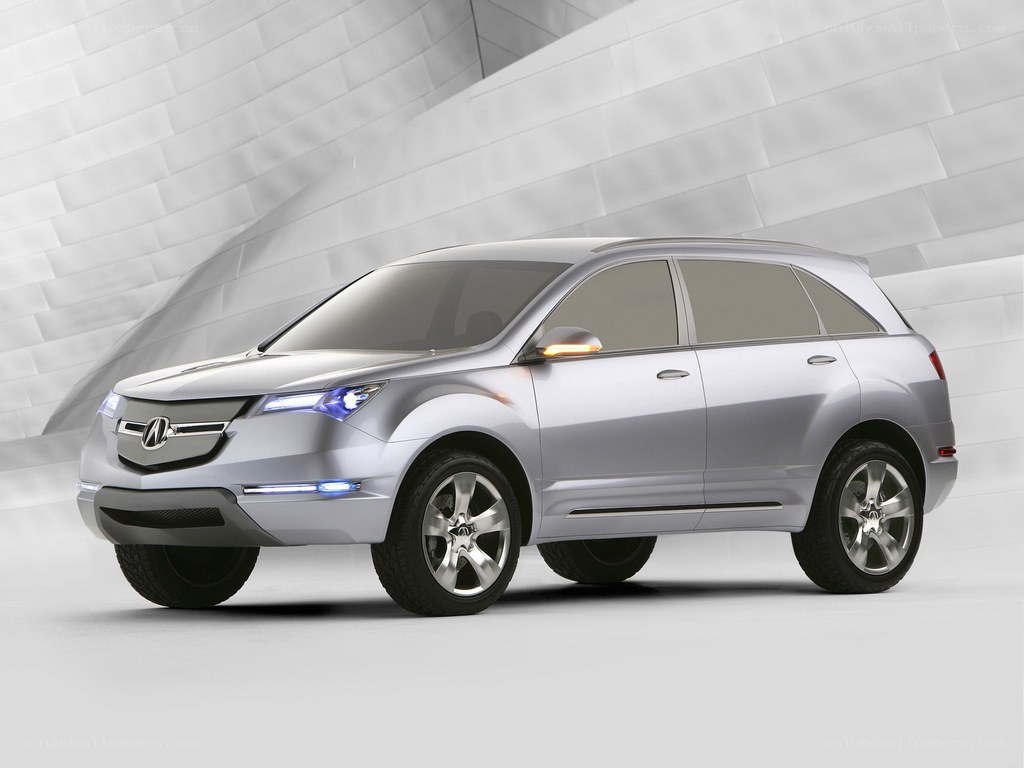 Silver Acura SUV concept