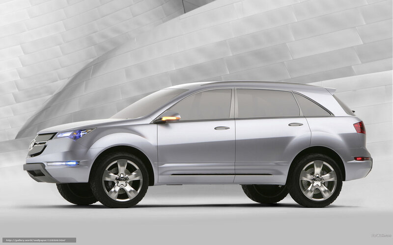 Silver Acura SUV Concept