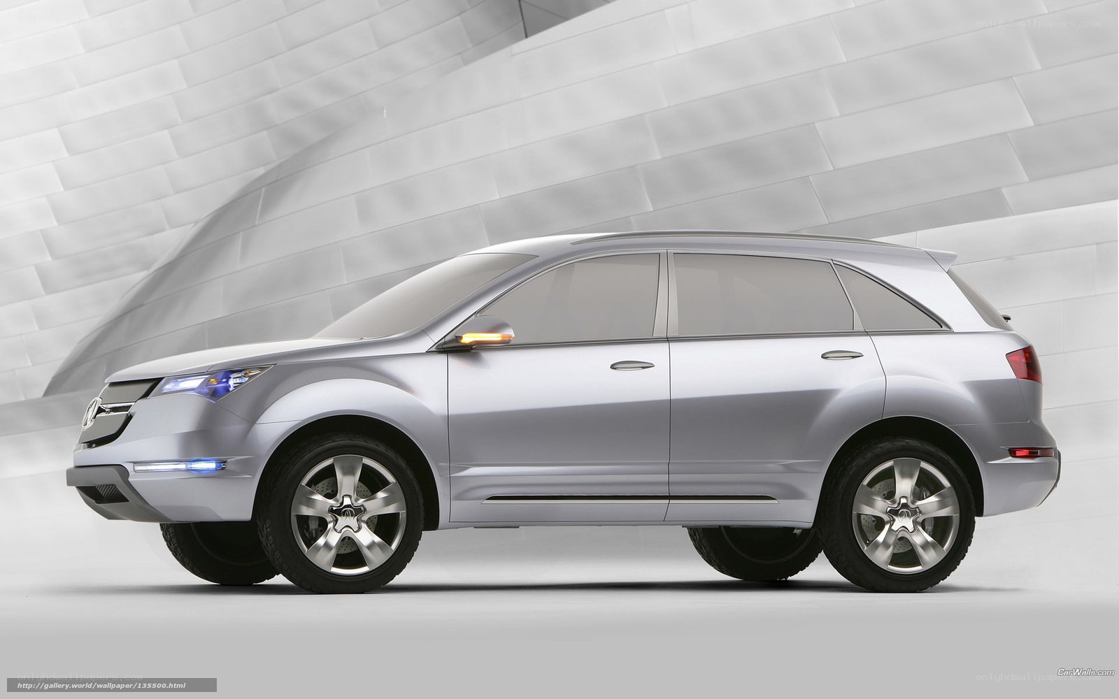 Silver Acura SUV Concept