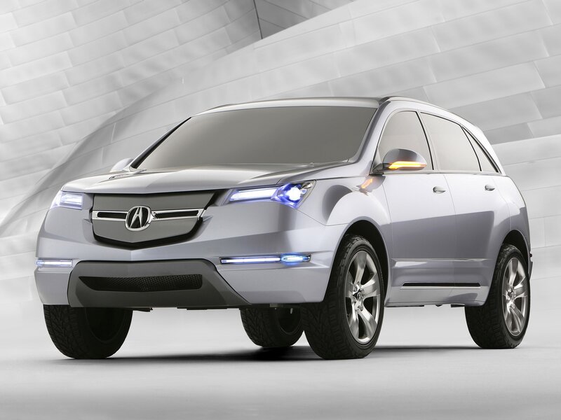 Silver Acura SUV — Modern, Photograph