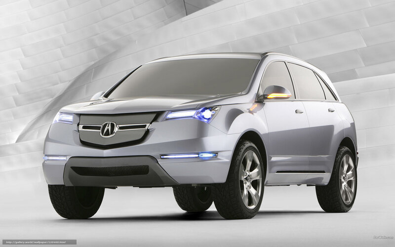 Silver Acura SUV — Modern
