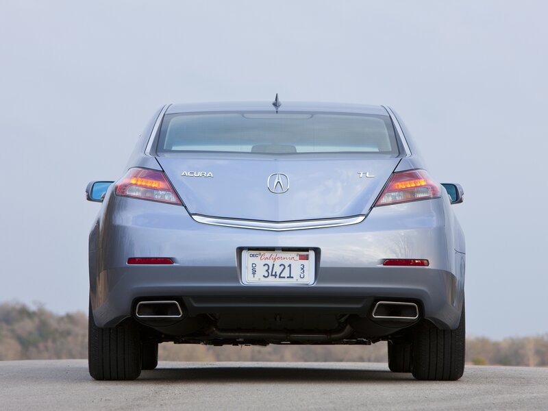 Silver Acura TL Car