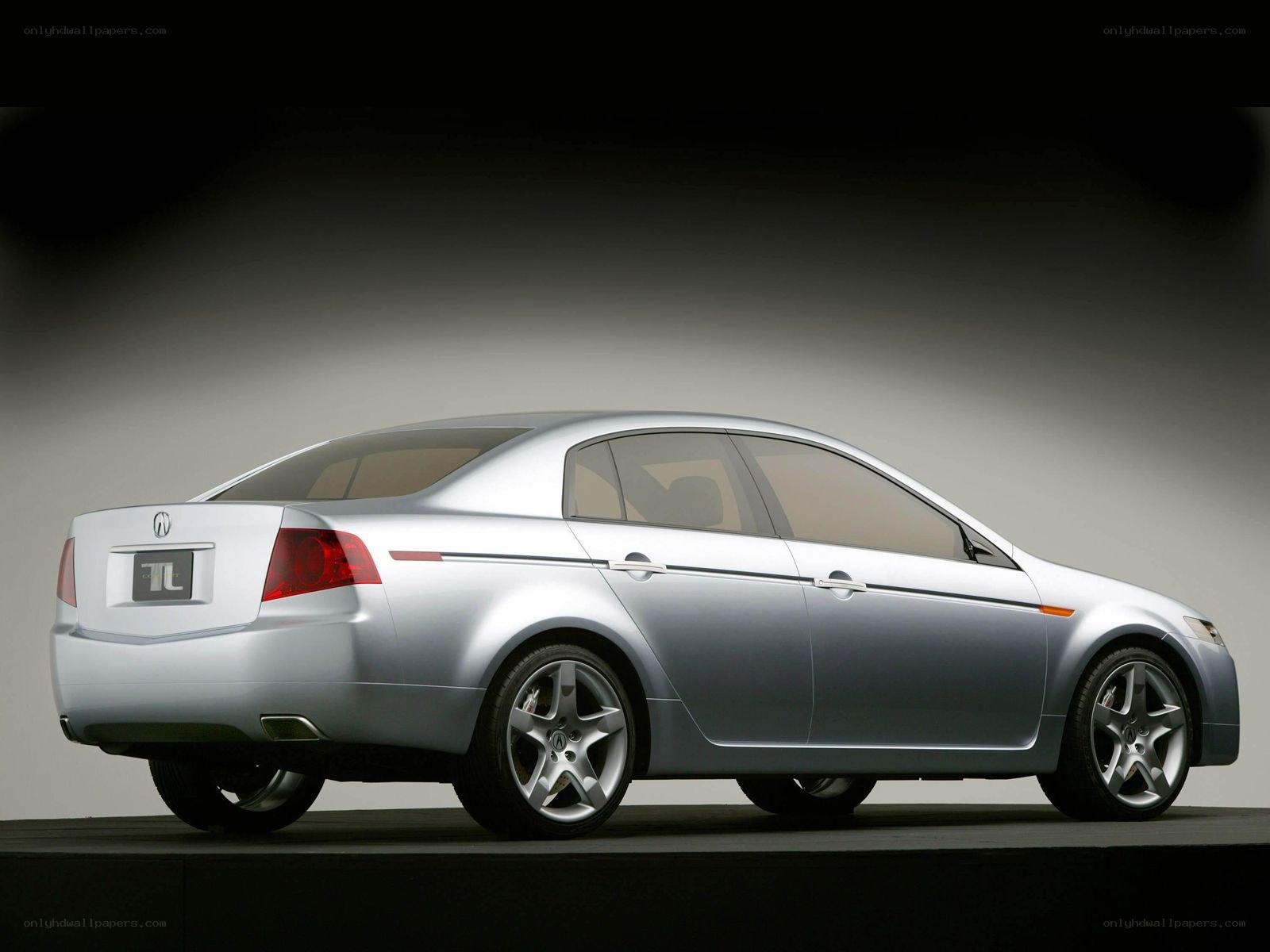 silver acura tl concept car