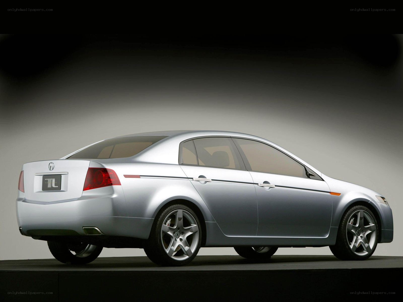silver acura tl concept car