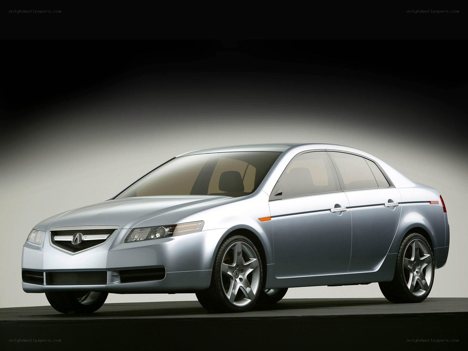 Silver Acura TL Concept