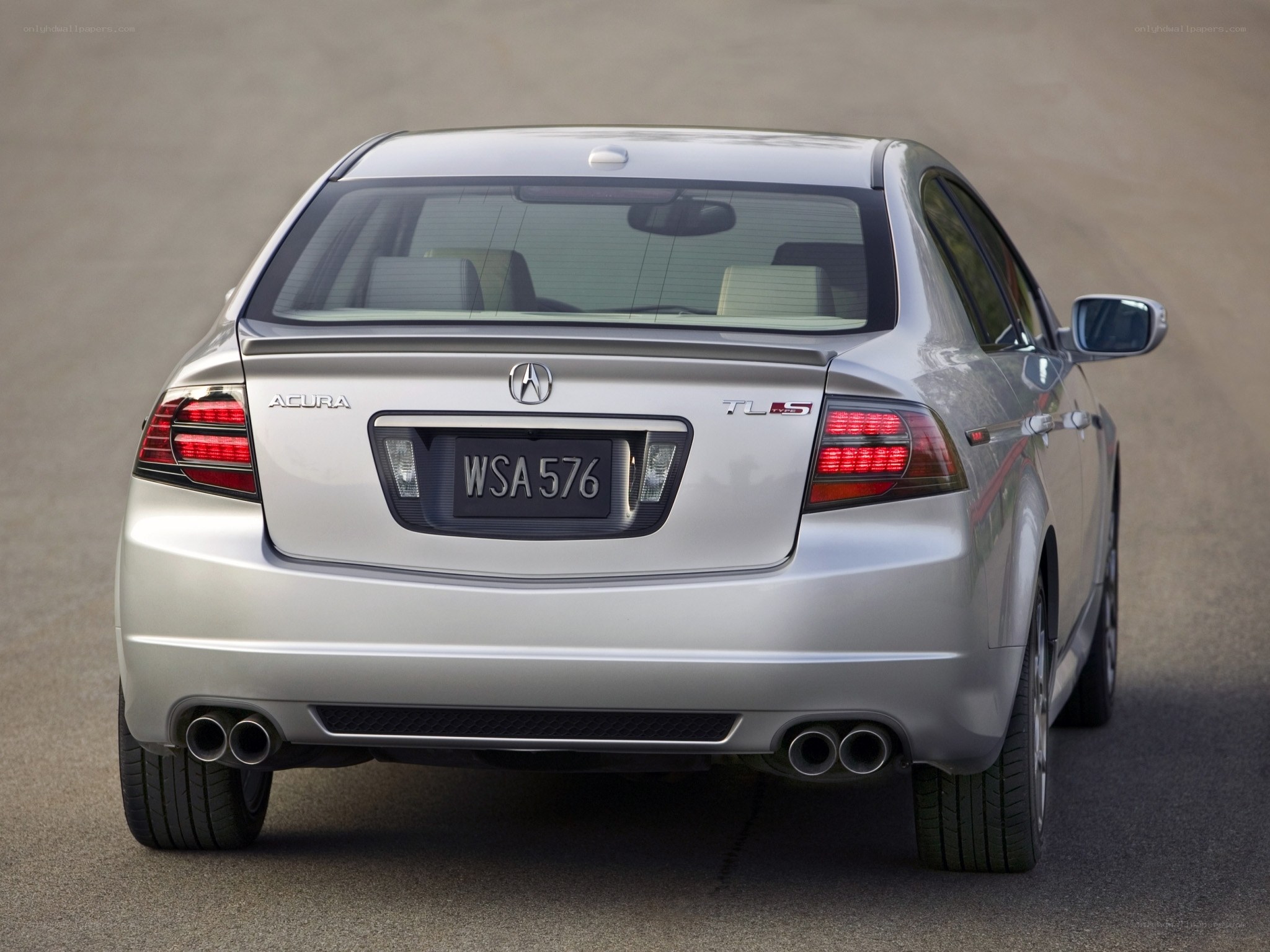 silver acura tl-s sedan