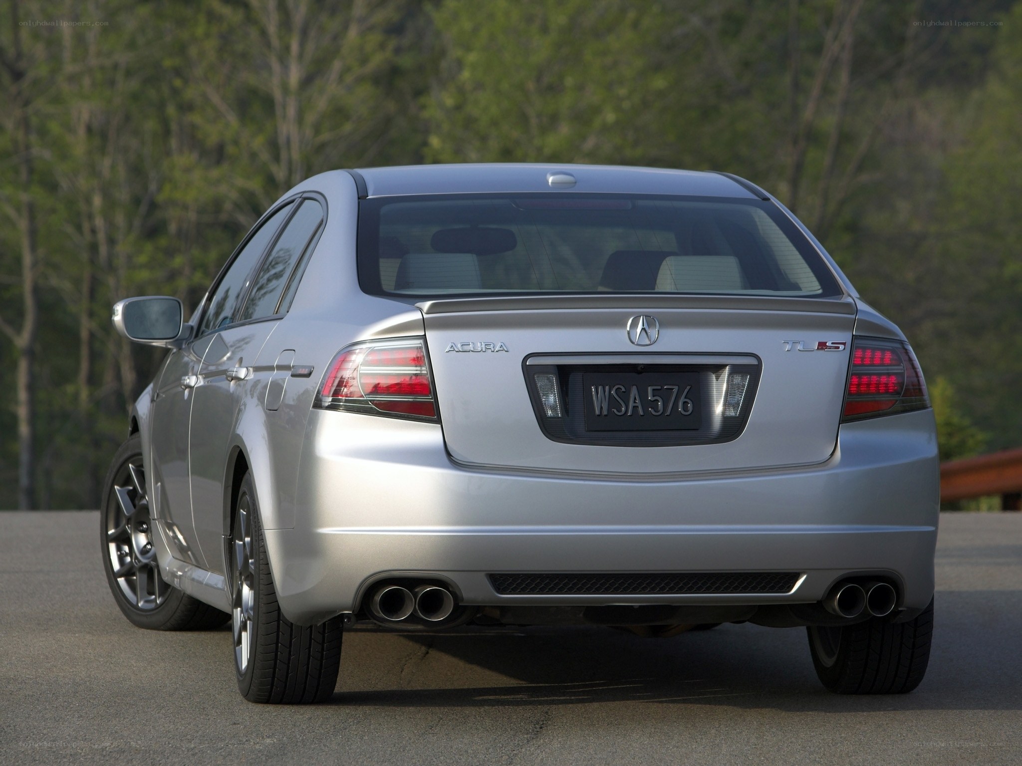 silver acura tl-s sedan
