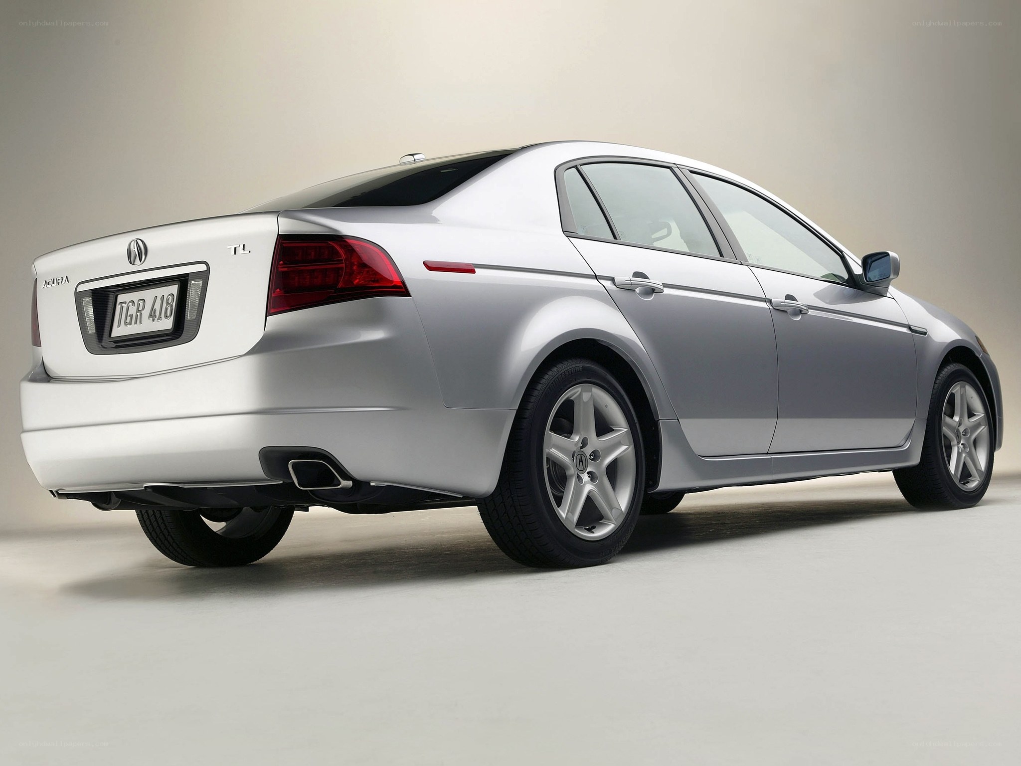 silver acura tl sedan