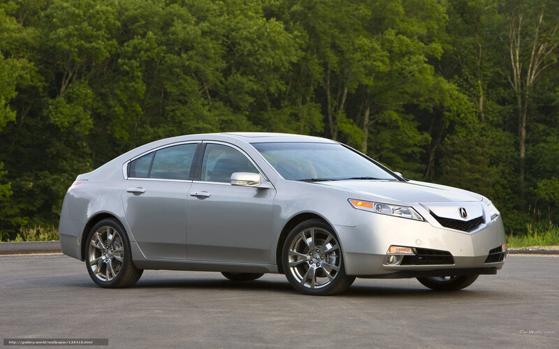 Silver Acura Tl Sedan — Calm, Afternoon, Photograph