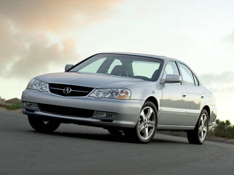 Silver Acura TL Sedan — Calm, Sunset, Photograph, Car