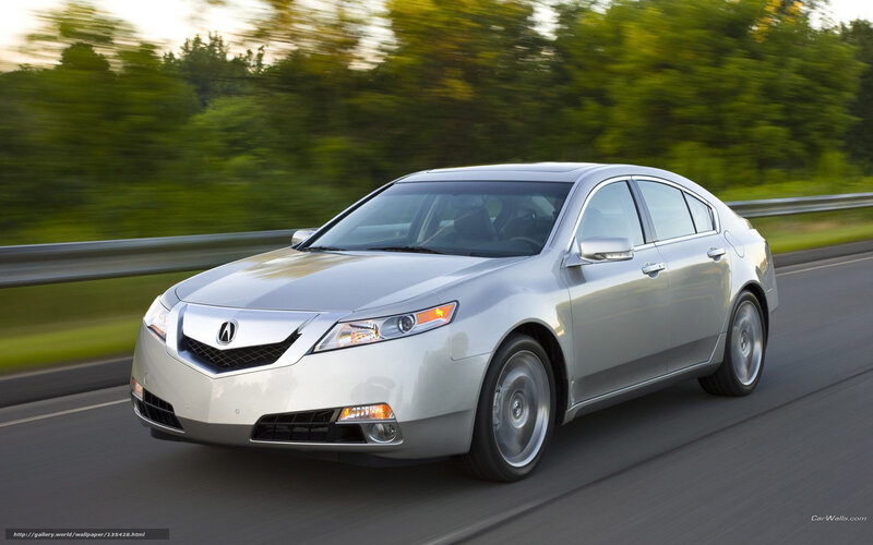 Silver Acura Tl Sedan — Dynamic, Afternoon
