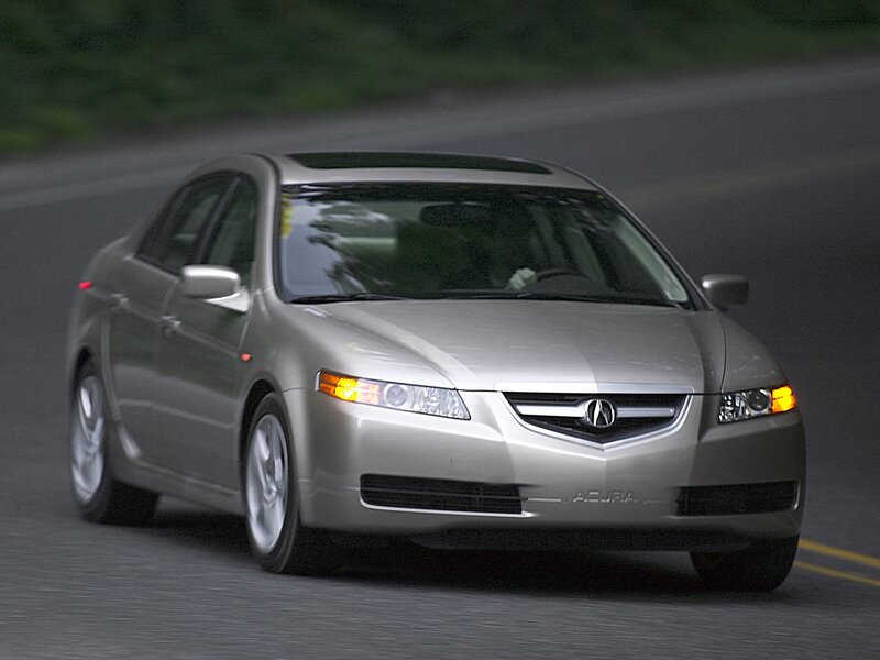 Silver Acura Tl Sedan — Dynamic, Photograph