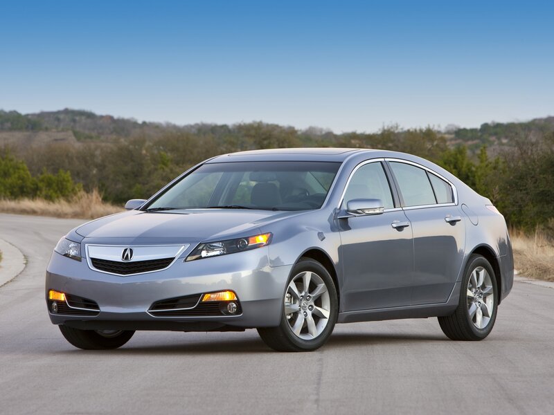 Silver Acura TL Sedan — Gray, Calm, Afternoon