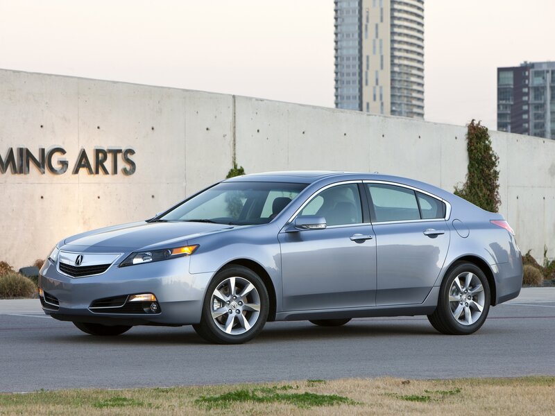 Silver Acura TL Sedan — Gray, Calm