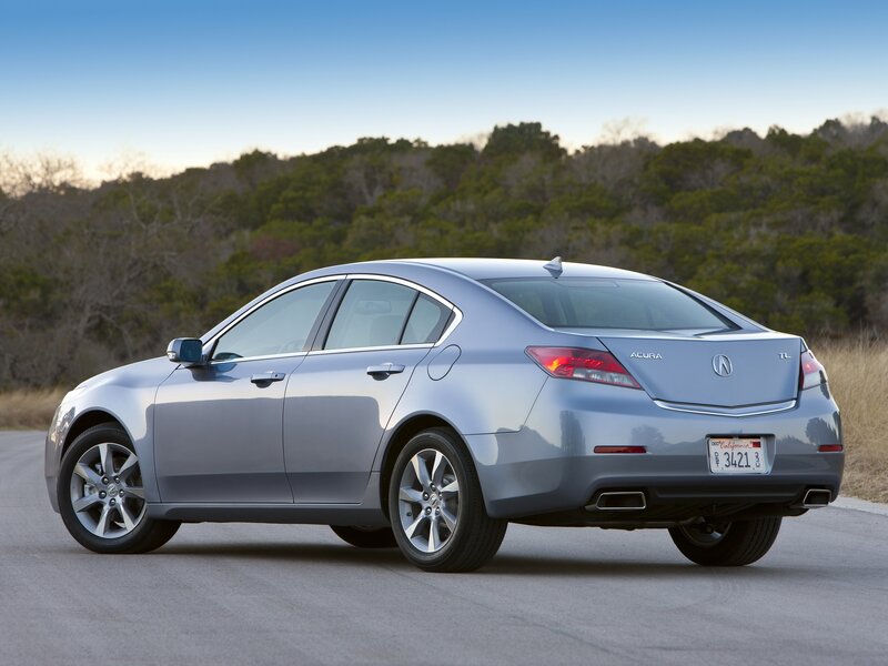Silver Acura TL Sedan — Gray