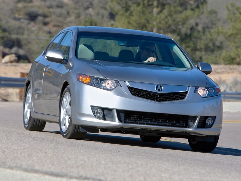 Silver Acura TL Sedan — Neutral, Afternoon, Photograph, Driver