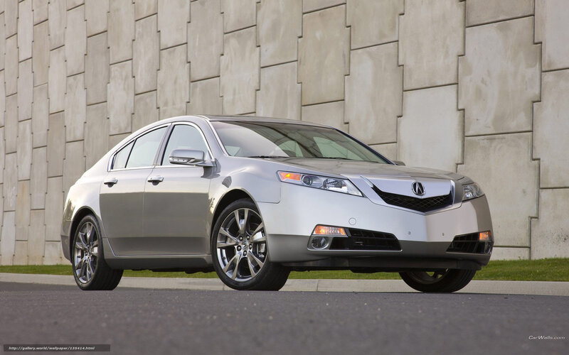 Silver Acura TL Sedan — Neutral, Afternoon, Photograph