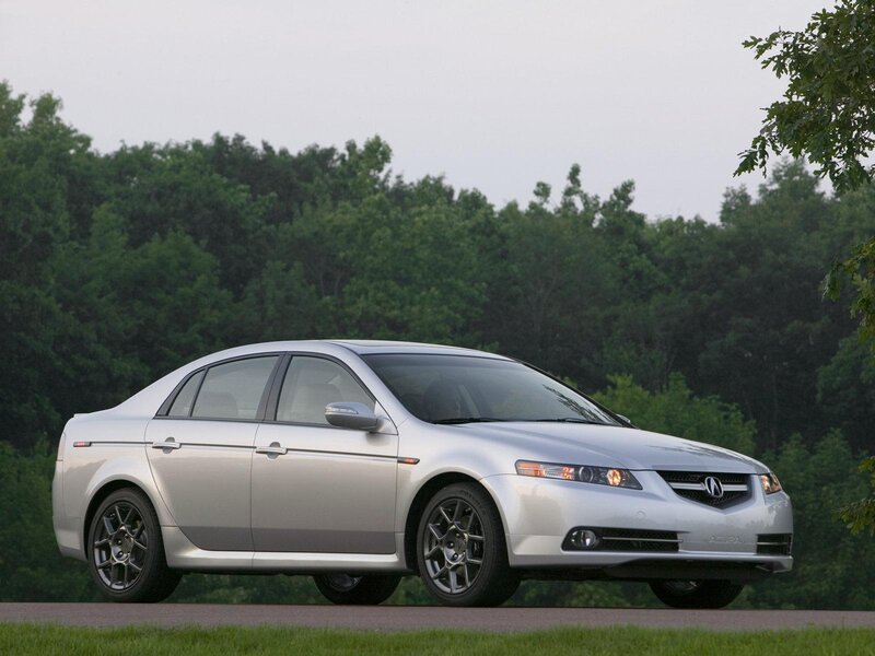 Silver Acura TL Sedan — Serene, Afternoon, Photograph