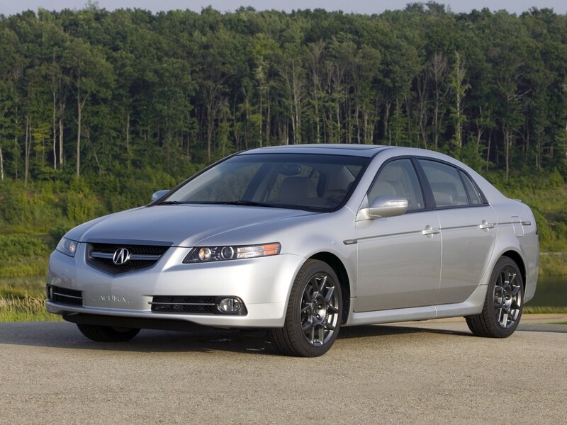 Silver Acura Tl Sedan — Serene, Afternoon, Photograph, Trees