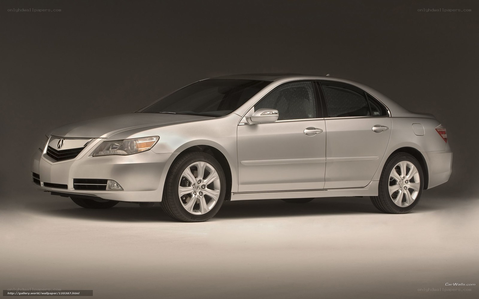 silver acura tl sedan