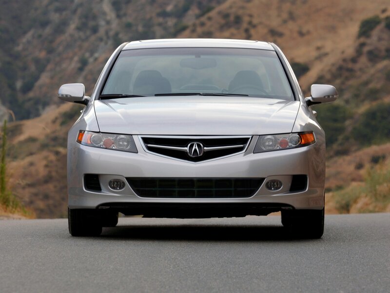 silver acura tsx on road