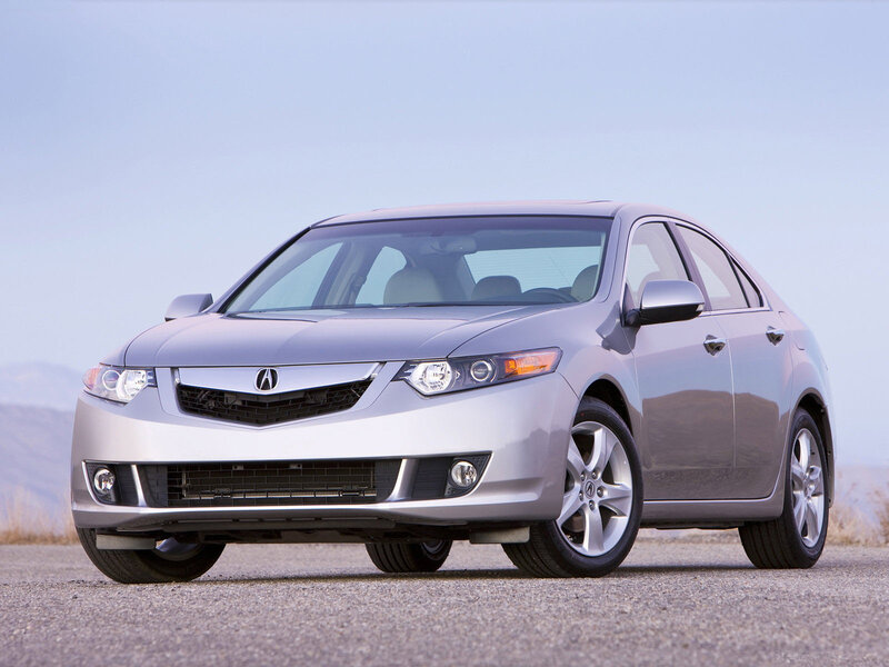 Silver Acura Tsx Sedan — Calm, Afternoon