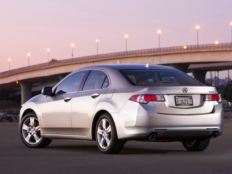 Silver Acura Tsx Sedan — Calm