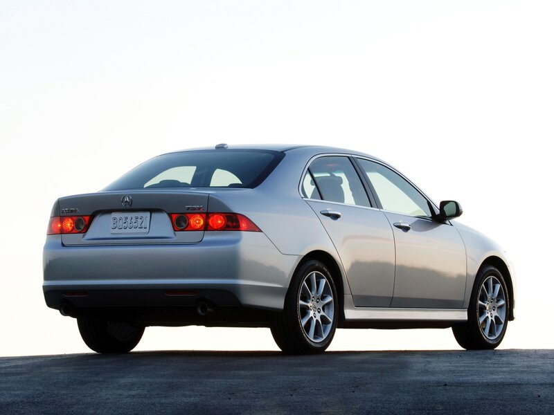 Silver Acura TSX Sedan — Neutral, Sunset