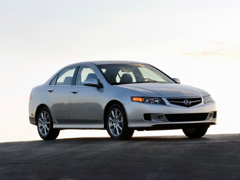 Silver Acura TSX Sedan — Serene, Sunset, Photograph, Car