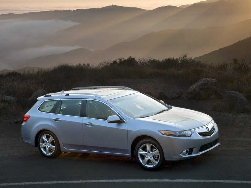 Silver Acura TSX Sport Wagon