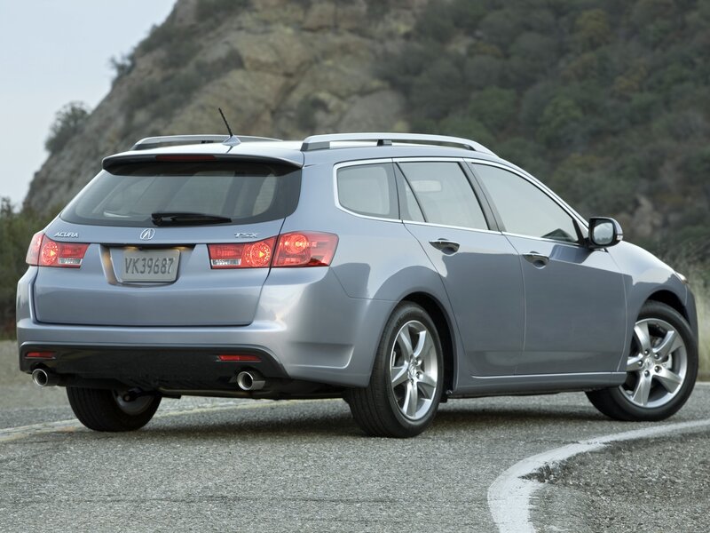 Silver Acura Tsx Wagon — Gray, Calm