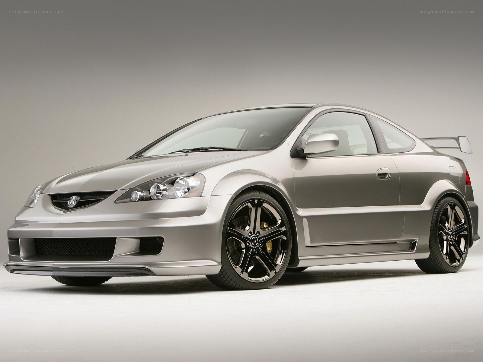 silver acura type s coupe