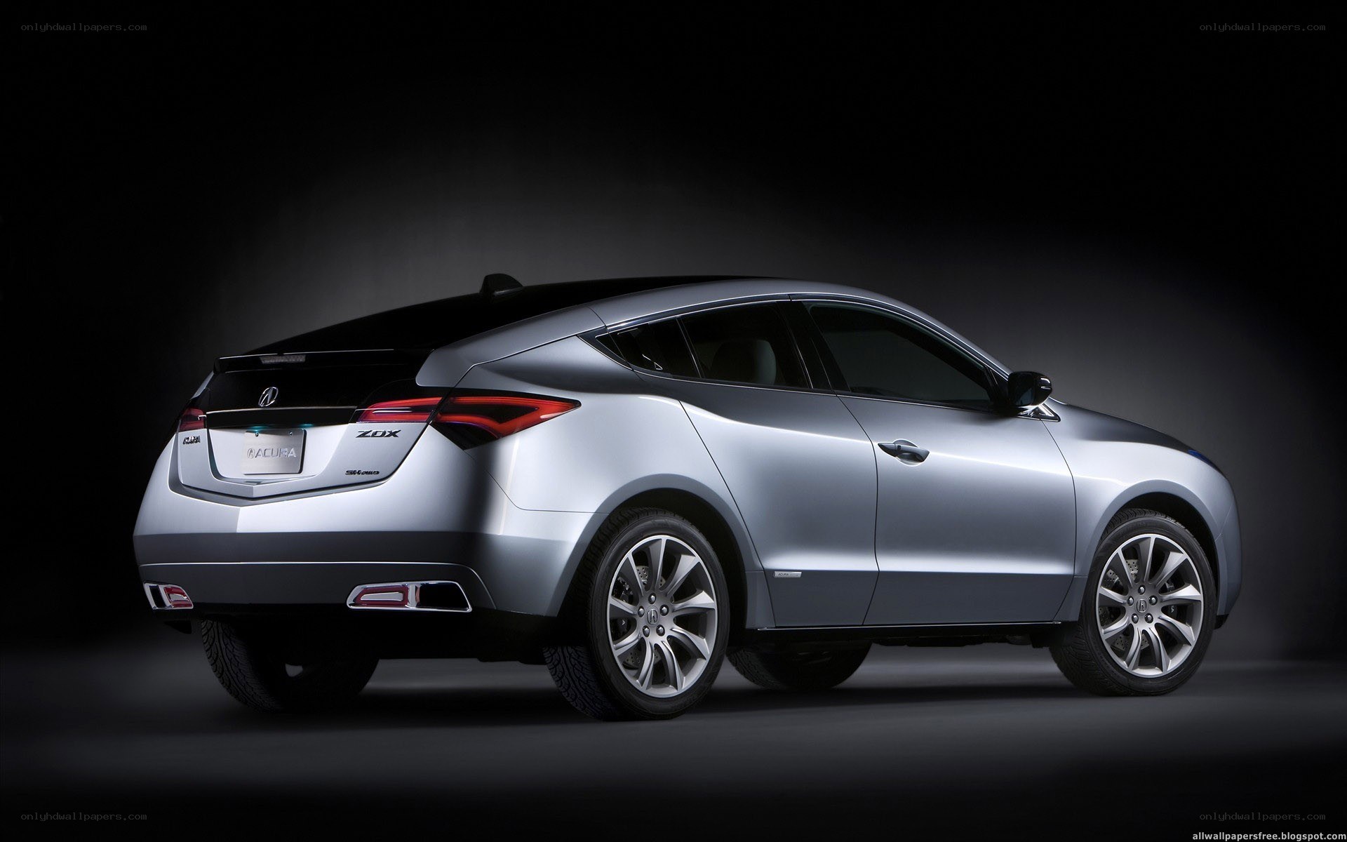 Silver Acura ZDX Concept