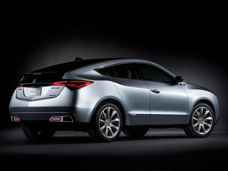 Silver Acura ZDX Concept